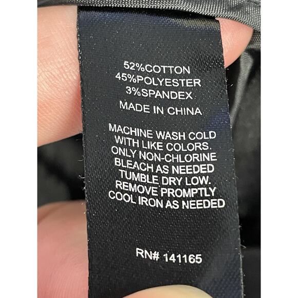 Harve Benard Pants Womens 14 Black Stretch Dress Trousers Straight Leg Office - Picture 11 of 12